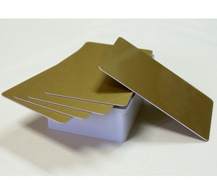 Пластиковые карты золотые RUSS-G3360, 1 уп.(296 шт.)