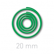 Пластиковые переплётные колечки Opus O.easyRing 20 mm  зеленые (40 шт.в упаковке) до 140 листов