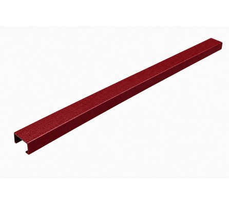 Канал металлический с покрытием Opus Premium 217 mm 13 mm бордовые /10 шт/