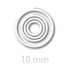 Пластиковые переплётные колечки Opus O.easyRing 10mm  белые (150 шт.в упаковке) до 50 листов