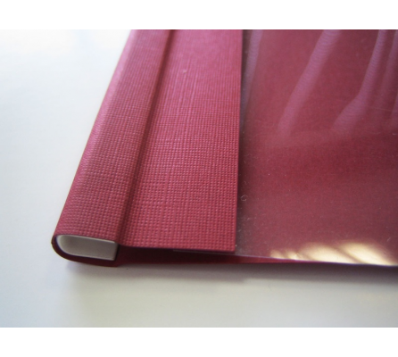 Мягкие обложки Opus C.BIND Soft Clear 299 х 214 B 13 мм.бордовые 50 шт.